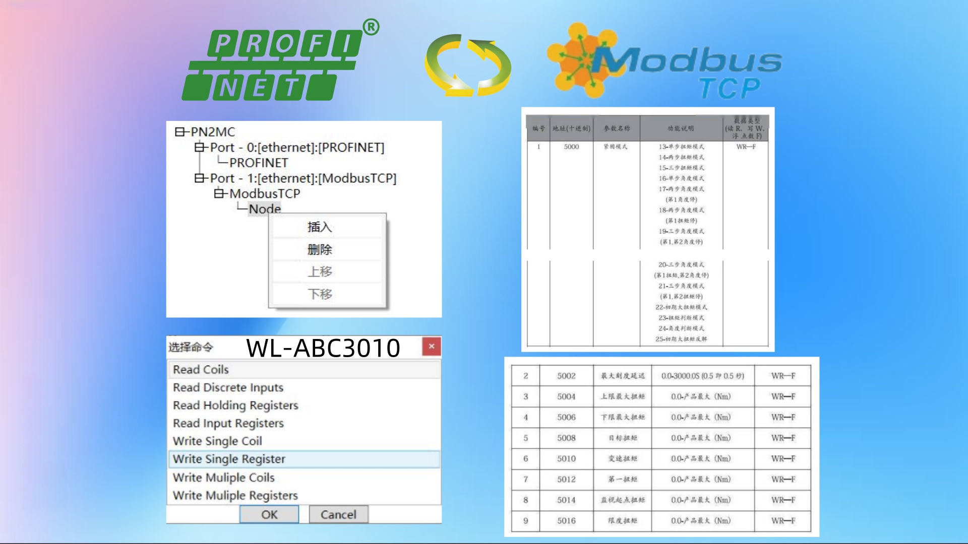 两层映射+三步配置:Profinet-ModbusTCP网关对接拧紧轴驱动器方案 图片 5