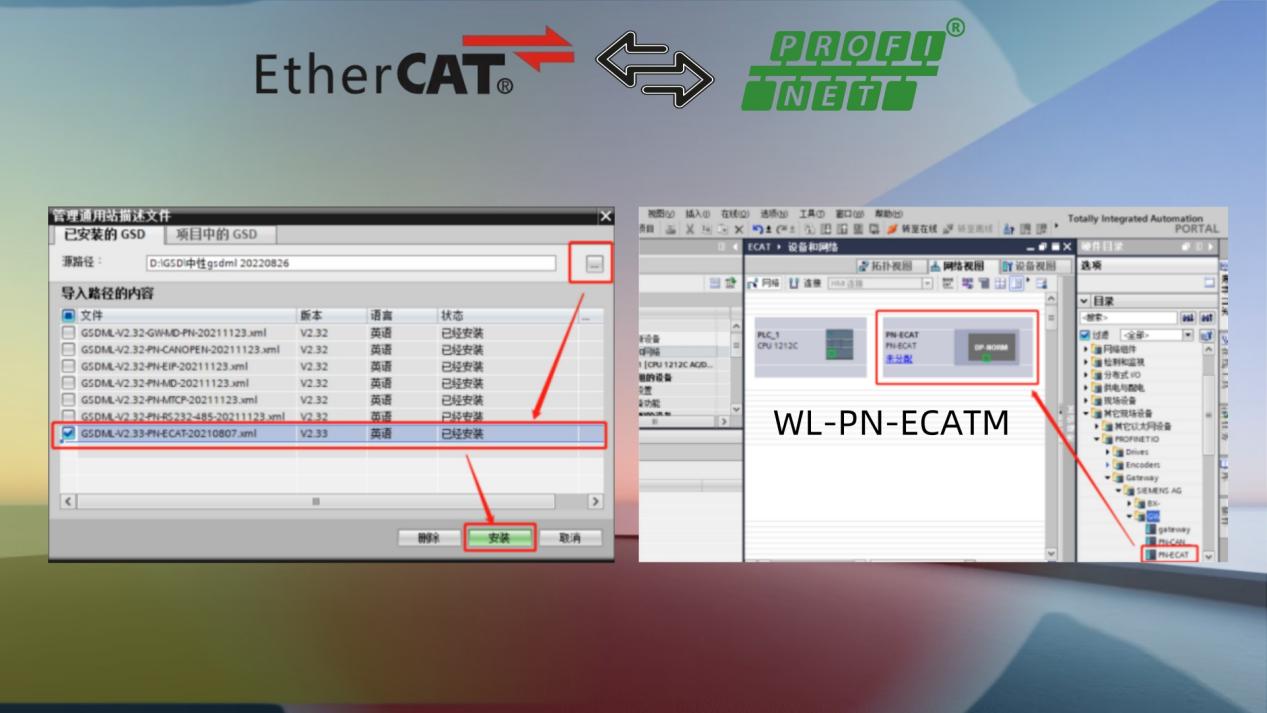 稳联技术Profinet转EtherCAT协议转换网关在伦茨i500变频器实时控制中的应用配置 图片 2
