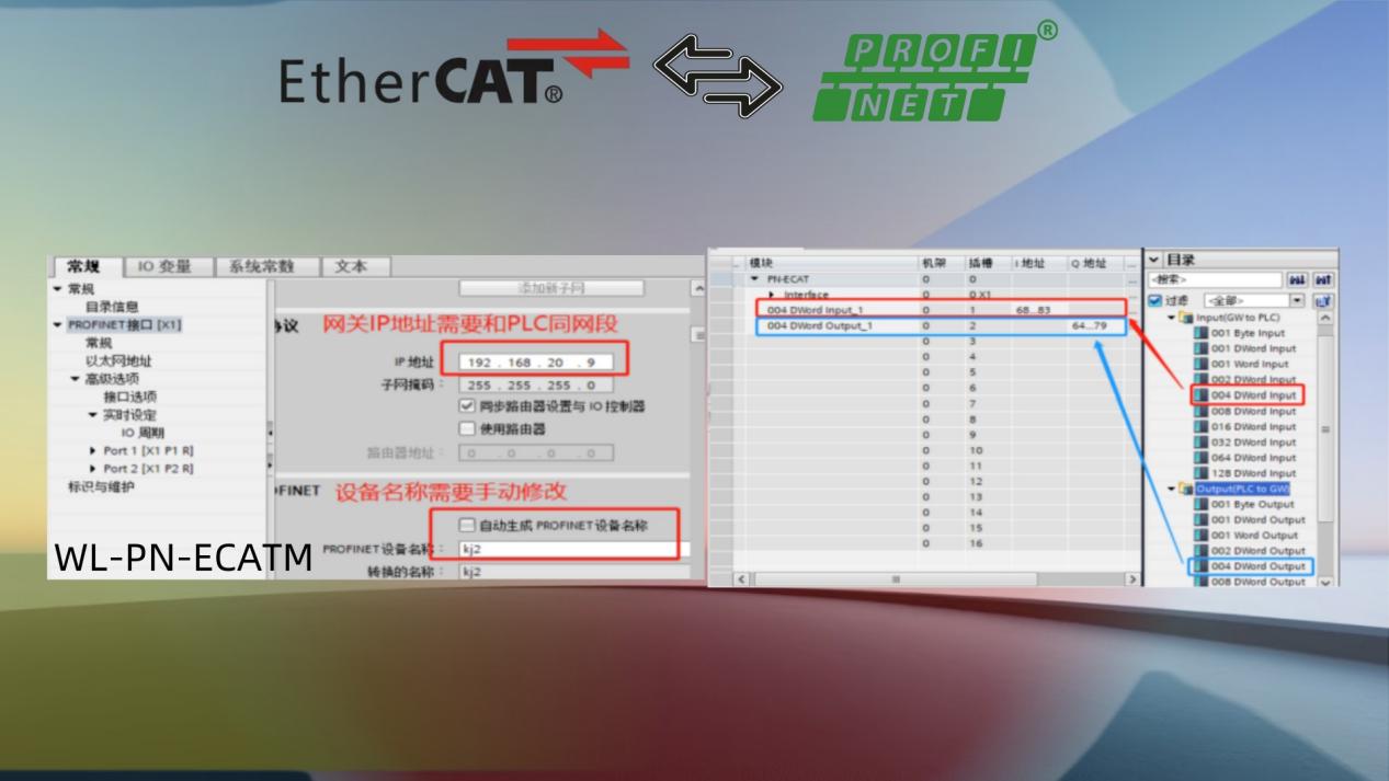稳联技术Profinet转EtherCAT协议转换网关在伦茨i500变频器实时控制中的应用配置 图片 3