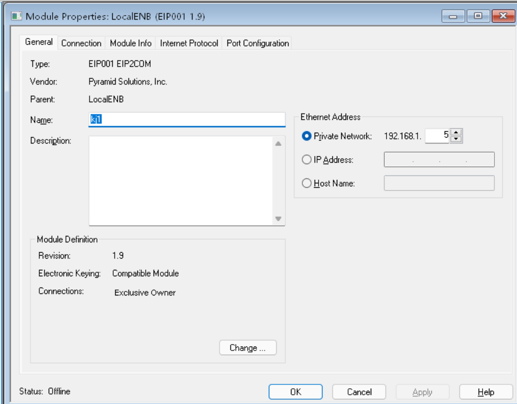 通过Modbus转EtherNet/IP网关连接AB PLC的配置案例 图片 6