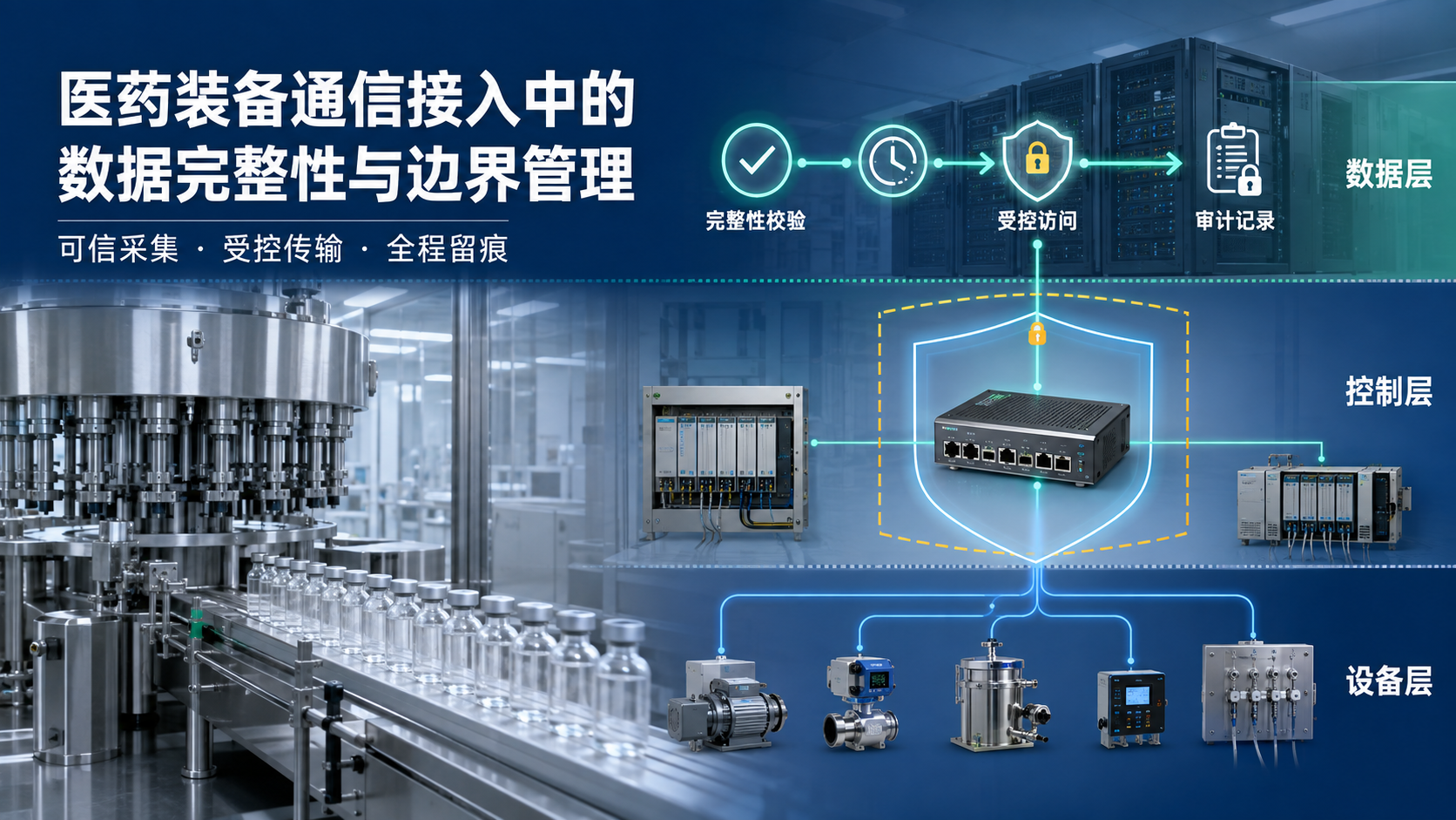 医药装备通信接入中的数据完整性与边界管理