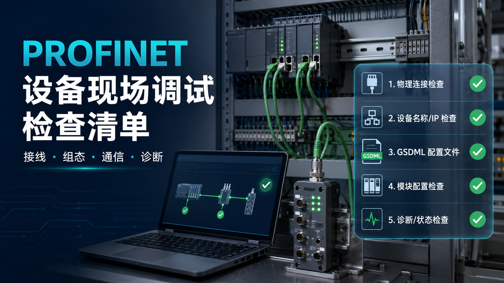 PROFINET 设备现场调试检查清单